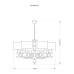 Подвесная люстра Kutek Mood Tivoli TIV-ZW-6 (N)