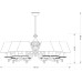 Люстра на штанге Kutek San Marino Lampshade SAN-ZW-10(P/A)CR