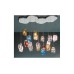 Подвесной светильник LASVIT Crystal Rock 3 clear/opal