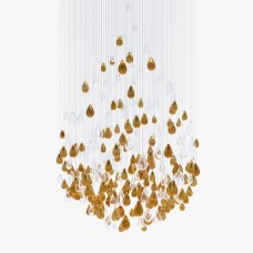 Подвесной светильник LASVIT Droplets Sculpture Large