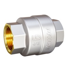 Клапан обратный пружинный латунный шток LD Pride 58.20.В-В в упаковке