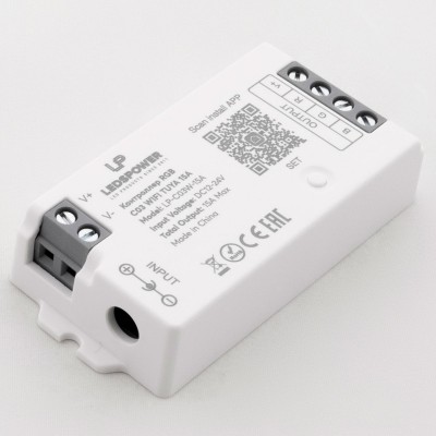 Контроллер-регулятор цвета RGB Wi-Fi для смартфонов и планшетов LEDS POWER C03 WIFI TUYA 006444