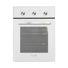 Духовой шкаф Lex EDM 4570 WH, электрический, 55 л, класс А, белое стекло