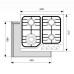 Варочная поверхность Lex GVS 640 IX, газовая, 4 конфорки, серебристая