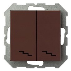 Переключатель двухклавишный без рамки LIREGUS EPSILON 28-139