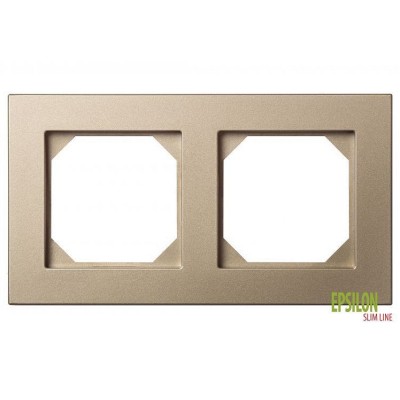 Рамка на 2 поста LIREGUS EPSILON 28-3222