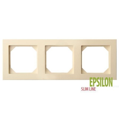 Рамка на 3 поста LIREGUS EPSILON 28-0883