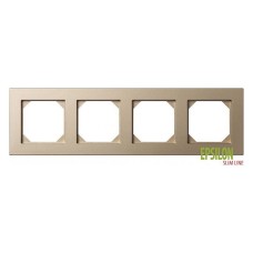 Рамка на 4 поста LIREGUS EPSILON 28-3224