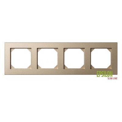 Рамка на 4 поста LIREGUS EPSILON 28-3224