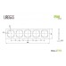 Рамка на 5 постов LIREGUS EPSILON 28-0425