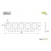 Рамка на 5 постов LIREGUS EPSILON 28-3225