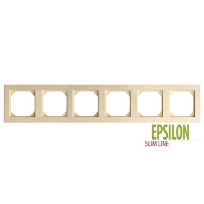Рамка на 6 постов LIREGUS EPSILON 28-0886