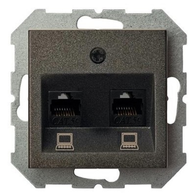 Розетка Ethernet RJ-45 без рамки LIREGUS EPSILON 28-1151