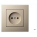 Розетка без заземления, без рамки LIREGUS EPSILON 28-309