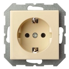 Розетка с заземлением, без рамки LIREGUS EPSILON 28-066