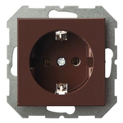 Розетка с заземлением, без рамки LIREGUS EPSILON 28-136
