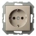 Розетка с заземлением, без рамки LIREGUS EPSILON 28-310