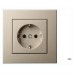 Розетка с заземлением, без рамки LIREGUS EPSILON 28-310