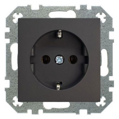 Розетка с заземлением и со шторкой, без рамки LIREGUS RETRO 29-222