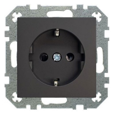 Розетка с заземлением и со шторкой, без рамки LIREGUS RETRO 29-225