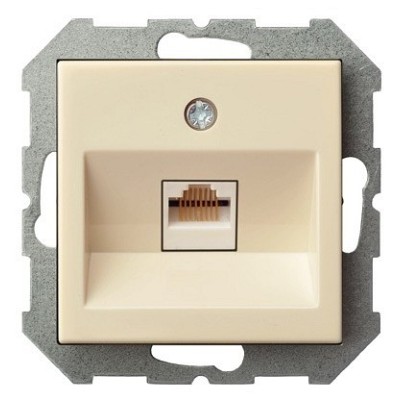 Розетка телефонная RJ-11 без рамки LIREGUS EPSILON 28-080