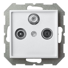 ТВ-розетка и SAT-розетка оконечная без рамки LIREGUS EPSILON 28-028