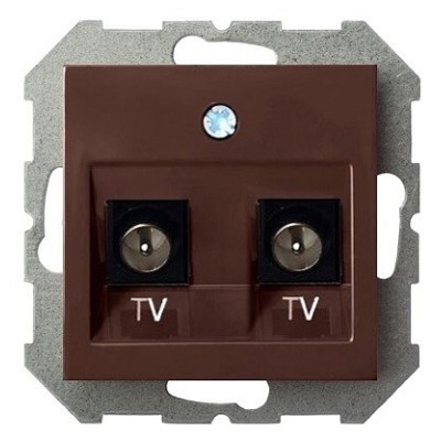 ТВ-розетка оконечная без рамки LIREGUS EPSILON 28-1421