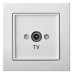 ТВ-розетка проходная без рамки LIREGUS EPSILON 28-025