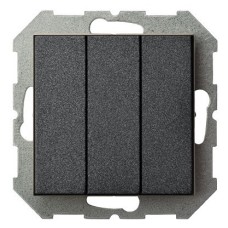 Выключатель трехклавишный без рамки LIREGUS EPSILON 28-104