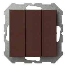 Выключатель трехклавишный без рамки LIREGUS EPSILON 28-134