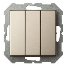 Выключатель трехклавишный без рамки LIREGUS EPSILON 28-302