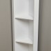 Шкаф - пенал для ванной комнаты угловой, 31,5×31,5×180 см