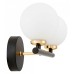 Бра LUMINA DECO Marsiada LDW 6033-2 BK+F.GD