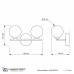 Бра LUMINA DECO Marsiada LDW 6033-2 MD
