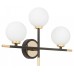 Бра LUMINA DECO Marsiada LDW 6033N-3 BK+F.GD