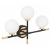 Бра LUMINA DECO Marsiada LDW 6033N-3 BK+F.GD