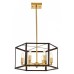 Люстра на штанге LUMINA DECO Lorton LDP 1142-6 BK+MD
