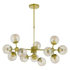 Люстра на штанге LUMINA DECO Zodiak LDP 160-12 GD