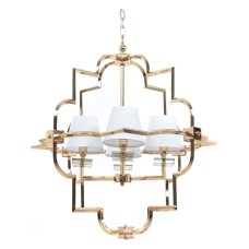 Подвесная люстра LUMINA DECO Baltimore LDP 8020-4 GD+WT