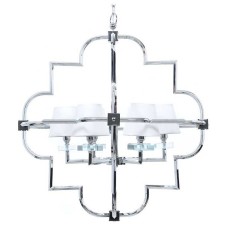 Подвесная люстра LUMINA DECO Baltimore LDP 8020-6 CHR+WT