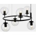 Подвесная люстра LUMINA DECO Ceredo LDP 6034-6 RND BK