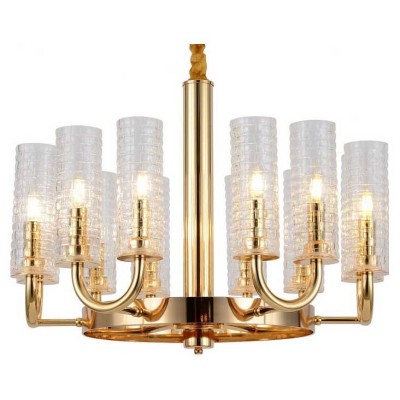 Подвесная люстра LUMINA DECO Donatti LDP 8011-12 F.GD