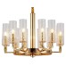 Подвесная люстра LUMINA DECO Donatti LDP 8011-12 F.GD