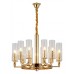 Подвесная люстра LUMINA DECO Donatti LDP 8011-12 F.GD