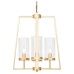 Подвесная люстра LUMINA DECO Fedi LDP 1247-4 F.GD