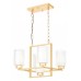 Подвесная люстра LUMINA DECO Lino LDP 1239-5 F.GD