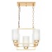 Подвесная люстра LUMINA DECO Lino LDP 1239-5 F.GD