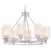 Подвесная люстра LUMINA DECO Marietta LDP 8025-8 CHR+WT