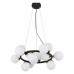 Подвесная люстра LUMINA DECO Marsiada LDP 6033-15 BK+MD
