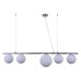 Подвесной светильник LUMINA DECO Baristica LDP 6012-5 CHR+WT